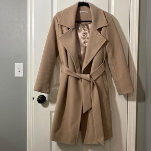 Bazehane Wool Wrap Coat Size Small
